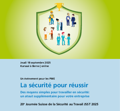 Dépliant 20e Journée Suisse de la Sécurité au Travail JSST 2025